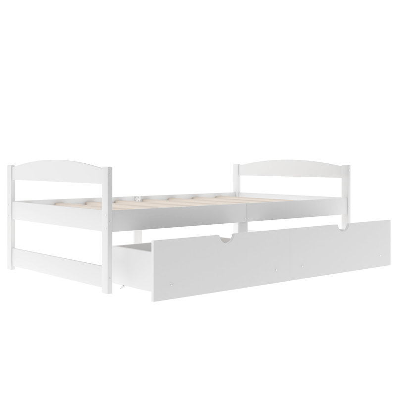 Harriet Bee Vosgan Solid Wood Daybed with Trundle & Reviews Wayfair